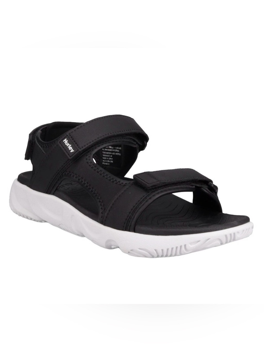 NEW Hurley Mens Strap Sandals Adjustable Comfort Sport Hiking Beach Shoes Walk 9